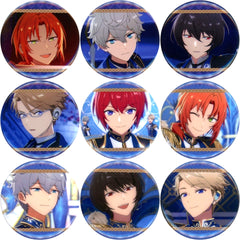Set of 9 Group Ensemble Stars!! Checkmate Trading Button Reminiscence Selection POP-UP STORE [USED]