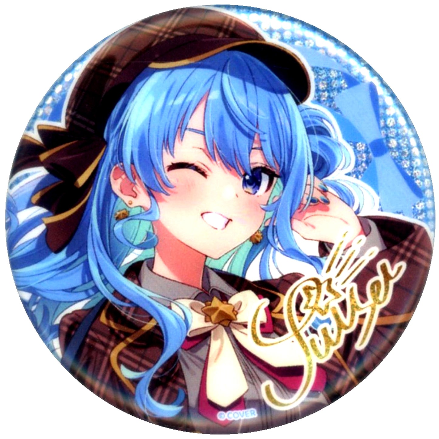 Hoshimachi Suisei Hololive Name Signature Random Button hololive Seasonal Days Hololive Valentine Message for You ONLY SHOP & FAIR [USED]