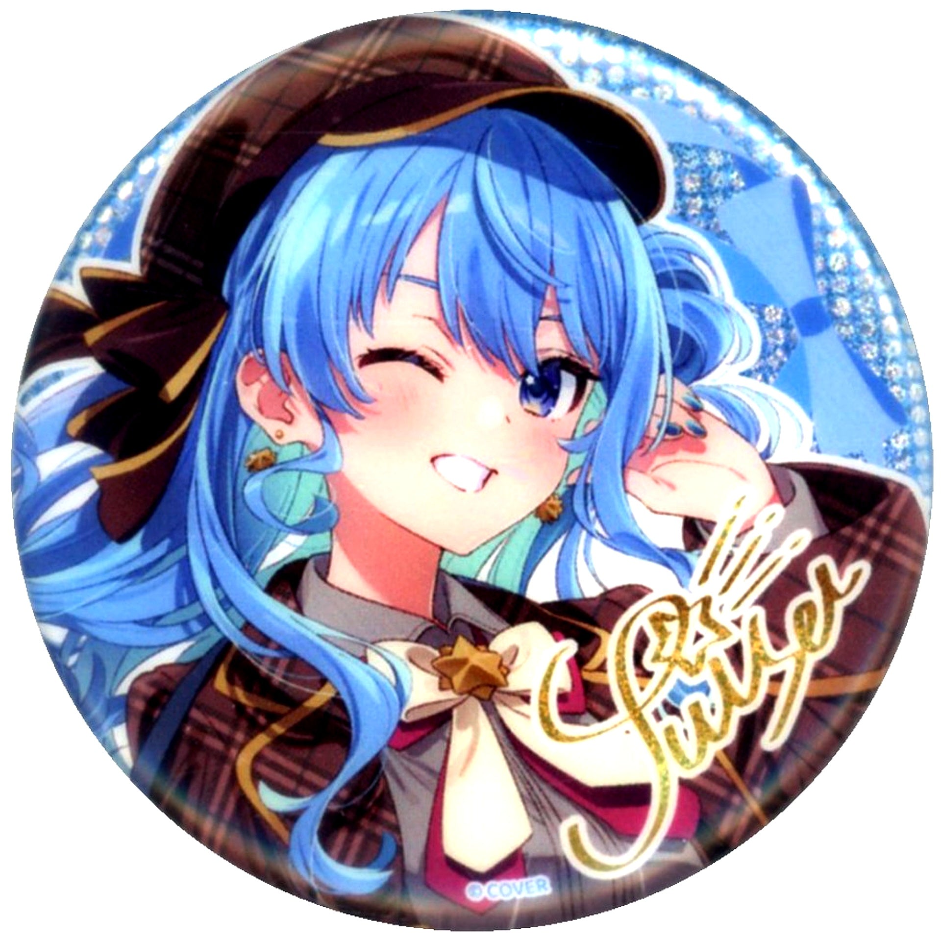 Hoshimachi Suisei Hololive Name Signature Random Button hololive Seasonal Days Hololive Valentine Message for You ONLY SHOP & FAIR [USED]
