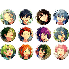 Set of 12 Ensemble Stars!! Collection Button 2025 Jan. -Casual Side- [USED]