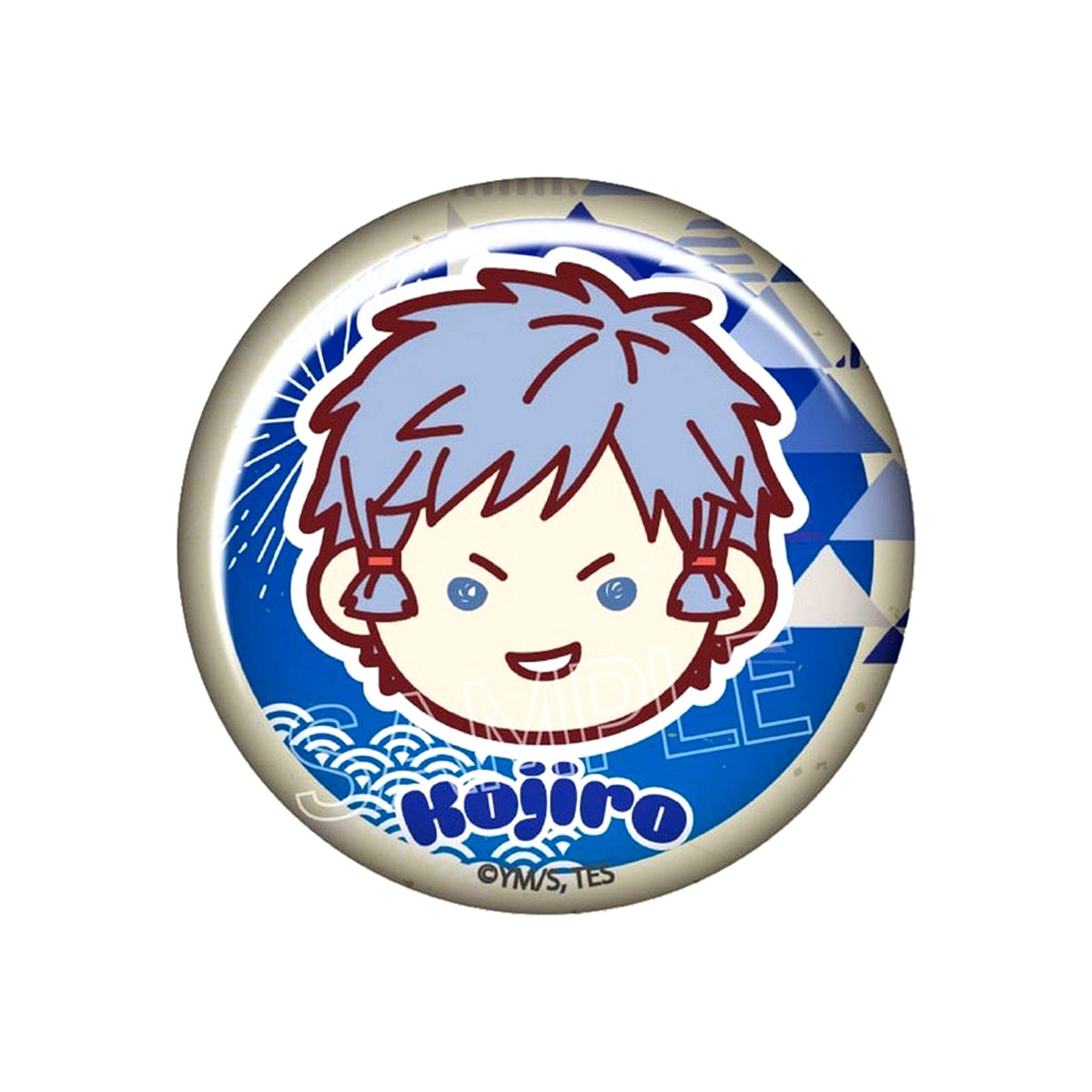 Kojiro The Elusive Samurai Face Series Button [USED]