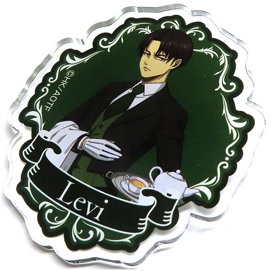 Levi Ackerman - Bust Up Acrylic Badge Attack on Titan Butler Outfit Newly Drawn Acrylic Lottery D-8 [USED]