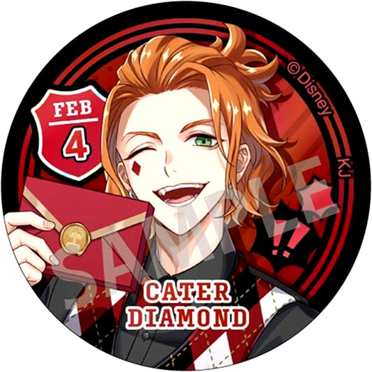 Cater Diamond Union Birthday Ver. Disney Twisted-Wonderland Trading Aurora Metal Button Vol.1 [USED]