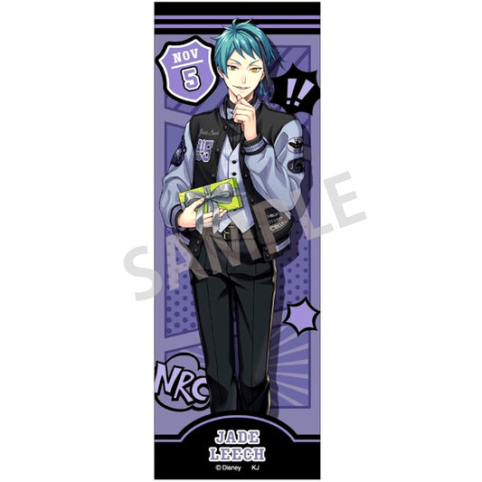 Jade Leech Union Birthday Ver. Disney Twisted Wonderland Long Square Button [USED]