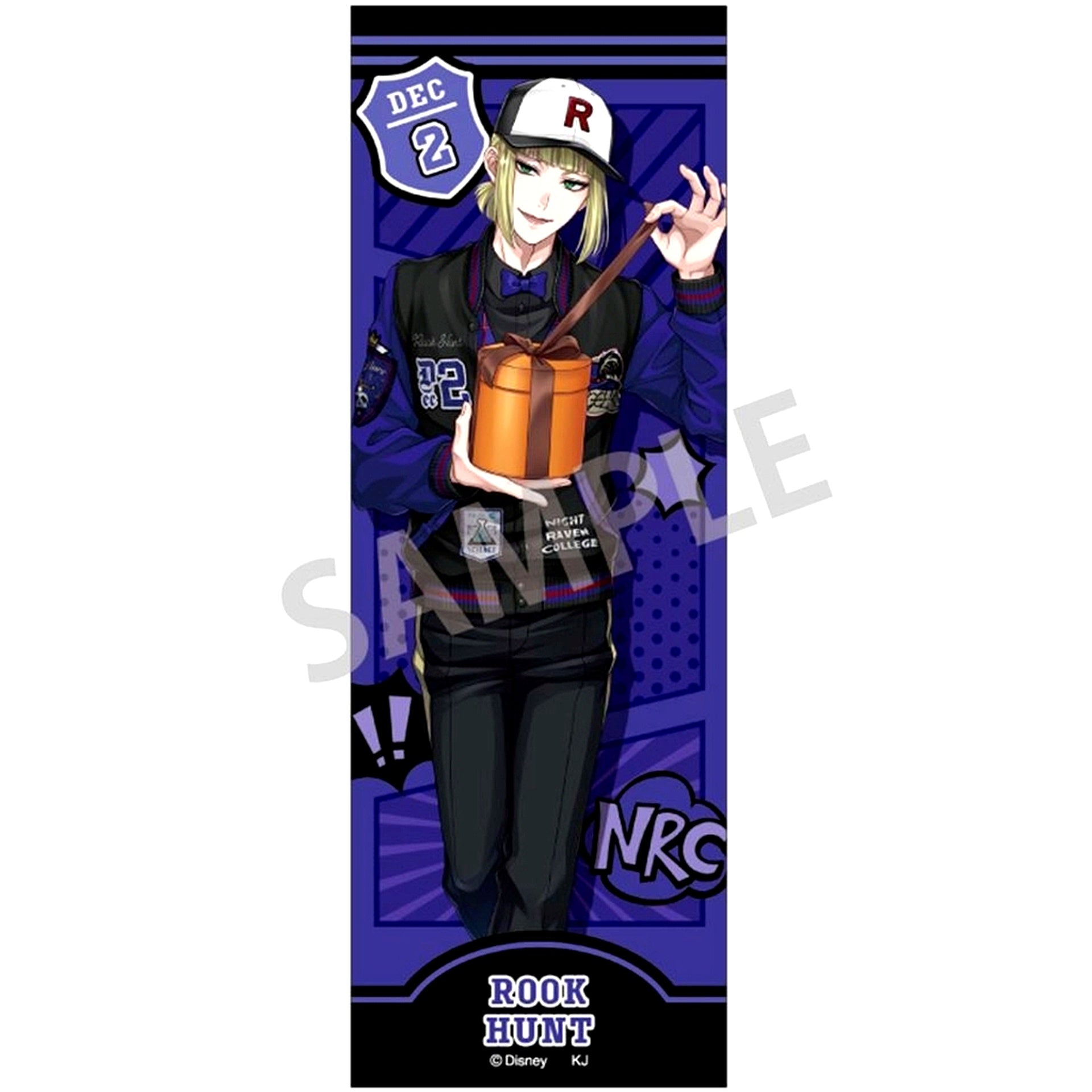 Rook Hunt Disney Twisted Wonderland Union Birthday Ver. Long Square Button [USED]