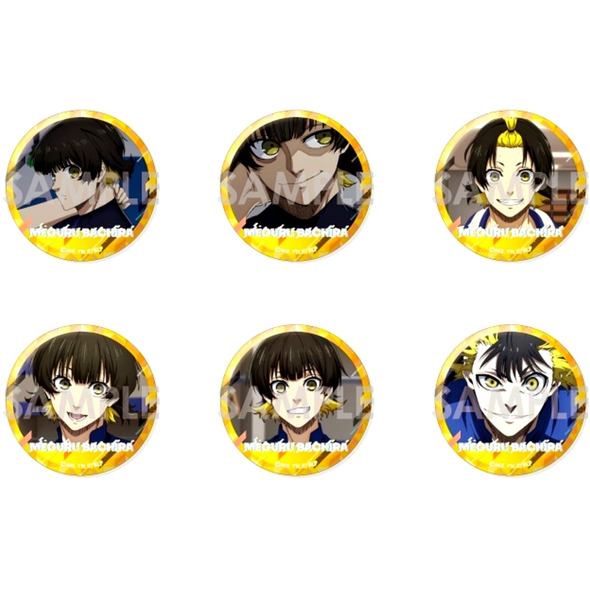 Meguru Bachira Blue Lock Lots of Meguru Bachira Selection Button Badge Set 3 [USED]