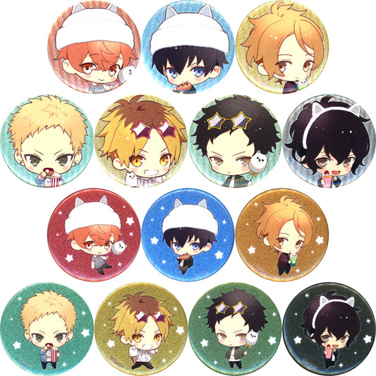 Set of 14 Movie Given To the Sea x Satoi POP UP SHOP in AMNIBUS STORE Satoi Illustration Amusement Park Date Ver. Trading Glitter Button [USED]