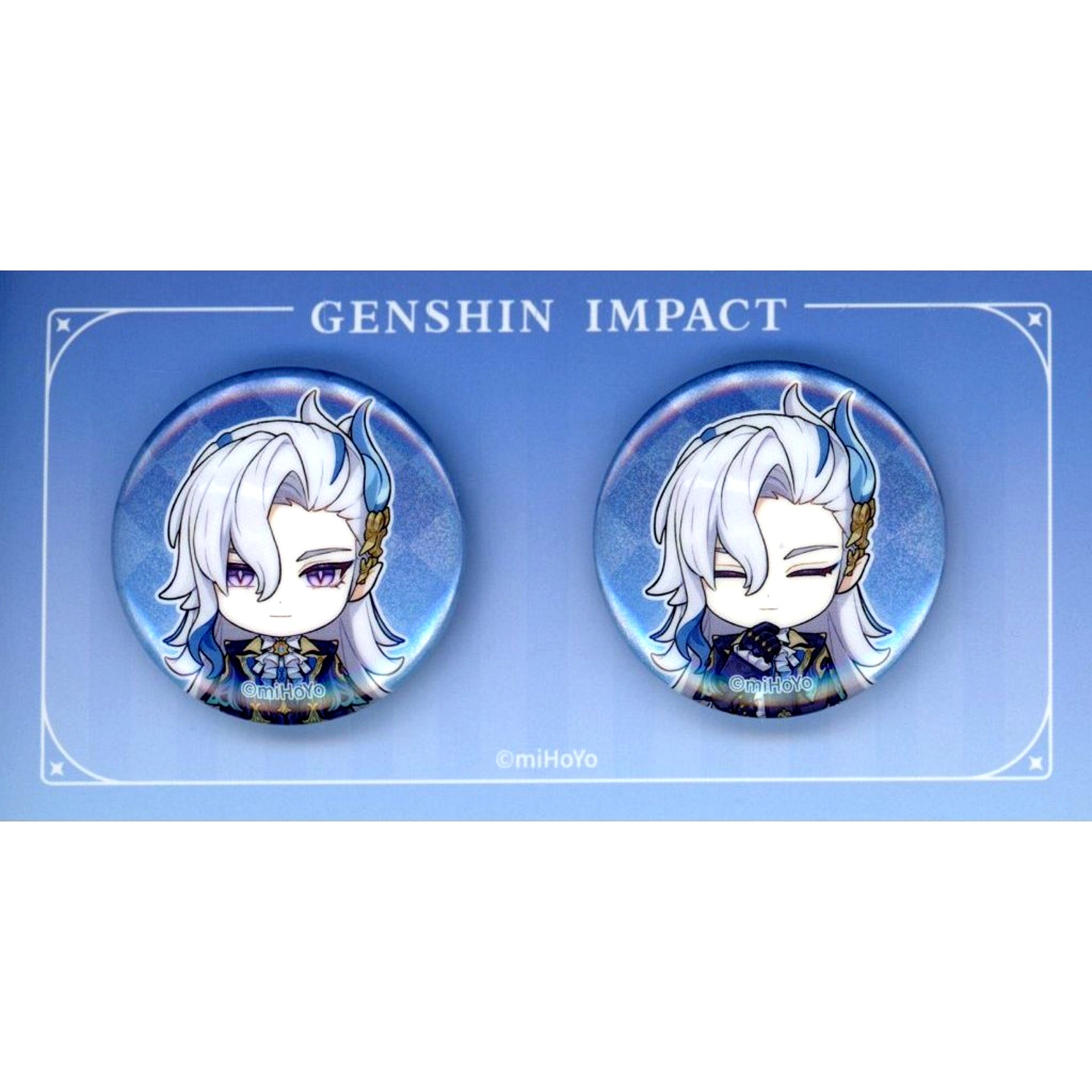 Neuvillette Genshin Impact Good Times Series Mini Button Set [USED]
