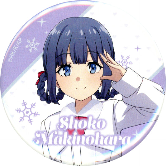 Shoko Makinohara Normal Rascal Does Not Dream of a Knapsack Kid Button Winter Ver. POP UP SHOP [USED]
