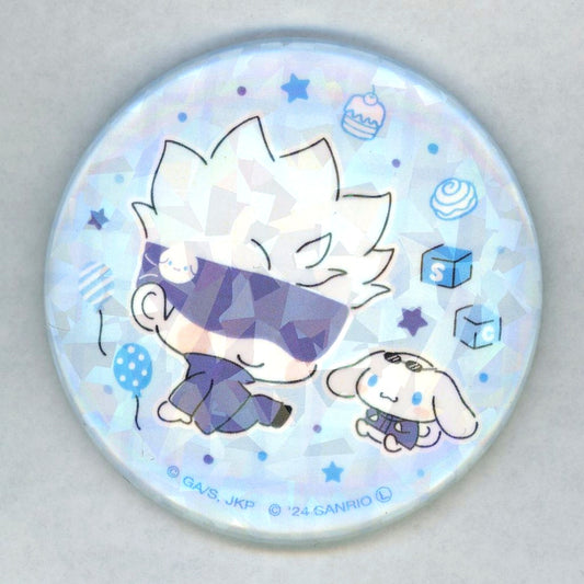 Satoru Gojo Cinnamoroll Jujutsu Kaisen Season 2 Shibuya Incident x Sanrio Characters Hologram Button [USED]