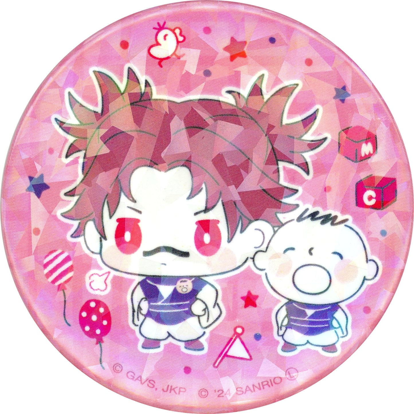 Choso Minna no Tabo Jujutsu Kaisen Season 2 Shibuya Incident x Sanrio Characters Hologram Button [USED]