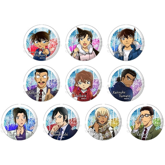 Set of 10 Detective Conan Shine Series Glittering Button [USED]