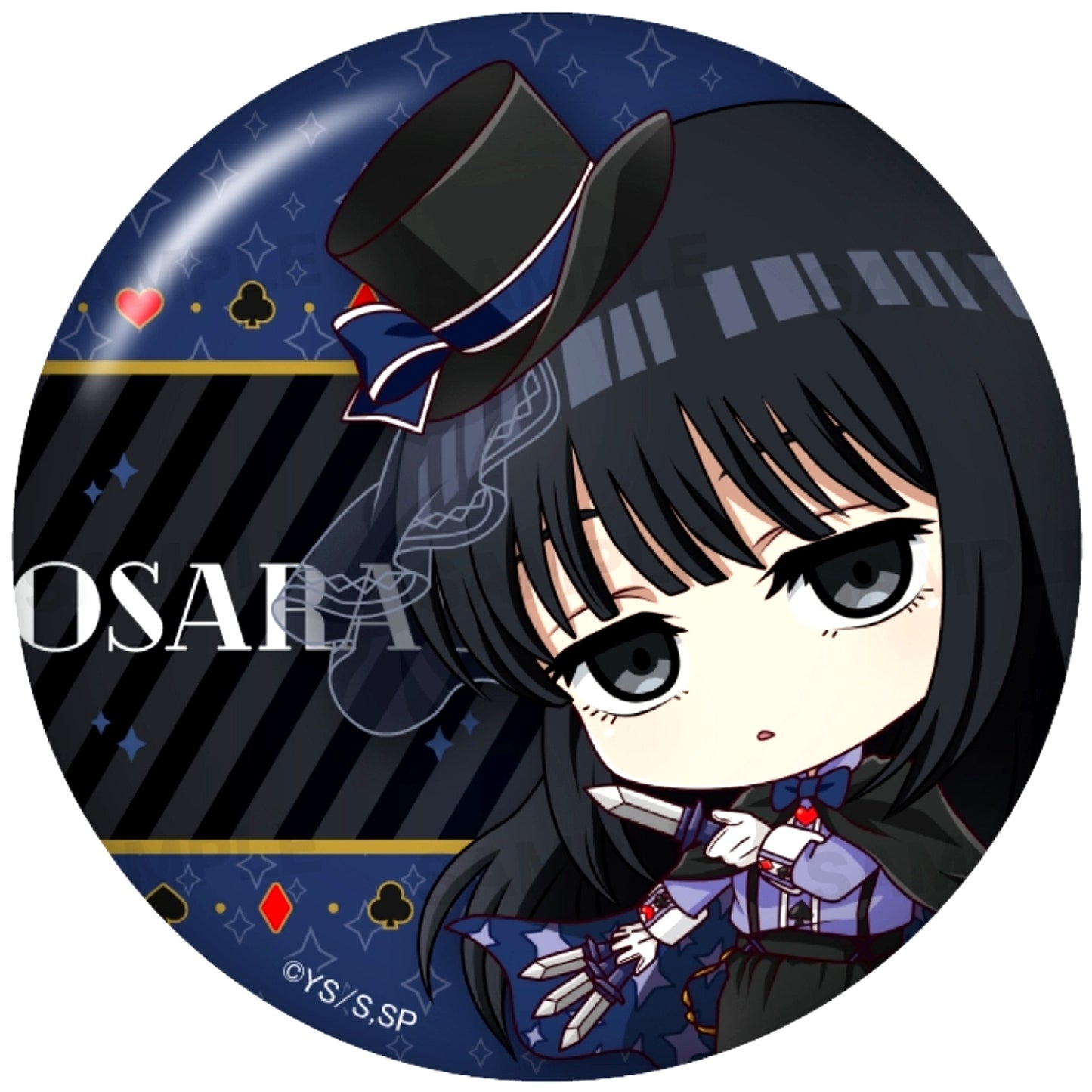 Osaragi SAKAMOTO DAYS Trading Button Chara Hoppin! Magician Ver. [USED]