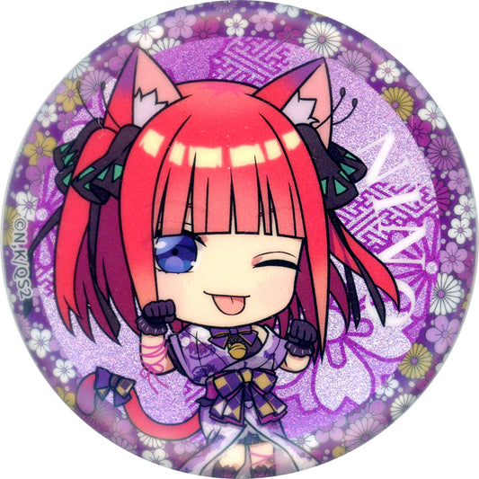 Nino Nakano Full Body The Quintessential Quintuplets: Operation Quintuplets x Don Quijote / APITA Trading Glitter Button Hyakki Yagyo Chibi Character Ver. [USED]