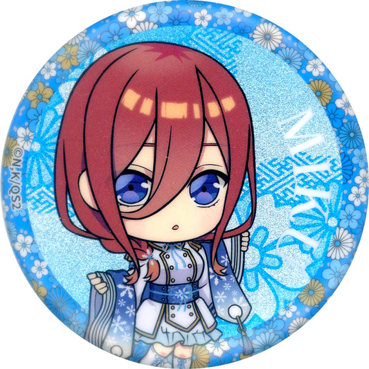 Miku Nakano Full Body The Quintessential Quintuplets: Operation Quintuplets x Don Quijote / APITA Trading Glitter Button Hyakki Yagyo Chibi Character Ver. [USED]