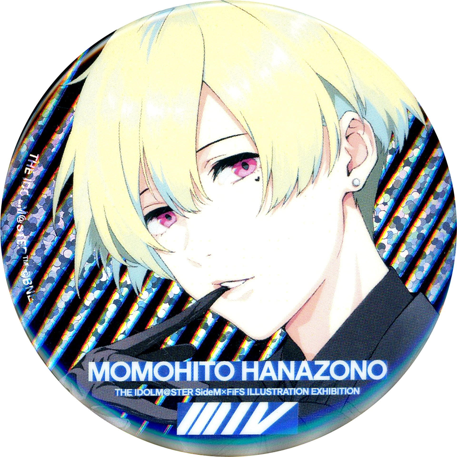 Momoto Hanazono The Idolmaster SideM x FiFS Illustration Exhibition Three One Five Trading Hologram Can Badge Vol.1 - Normal Proportion [USED]
