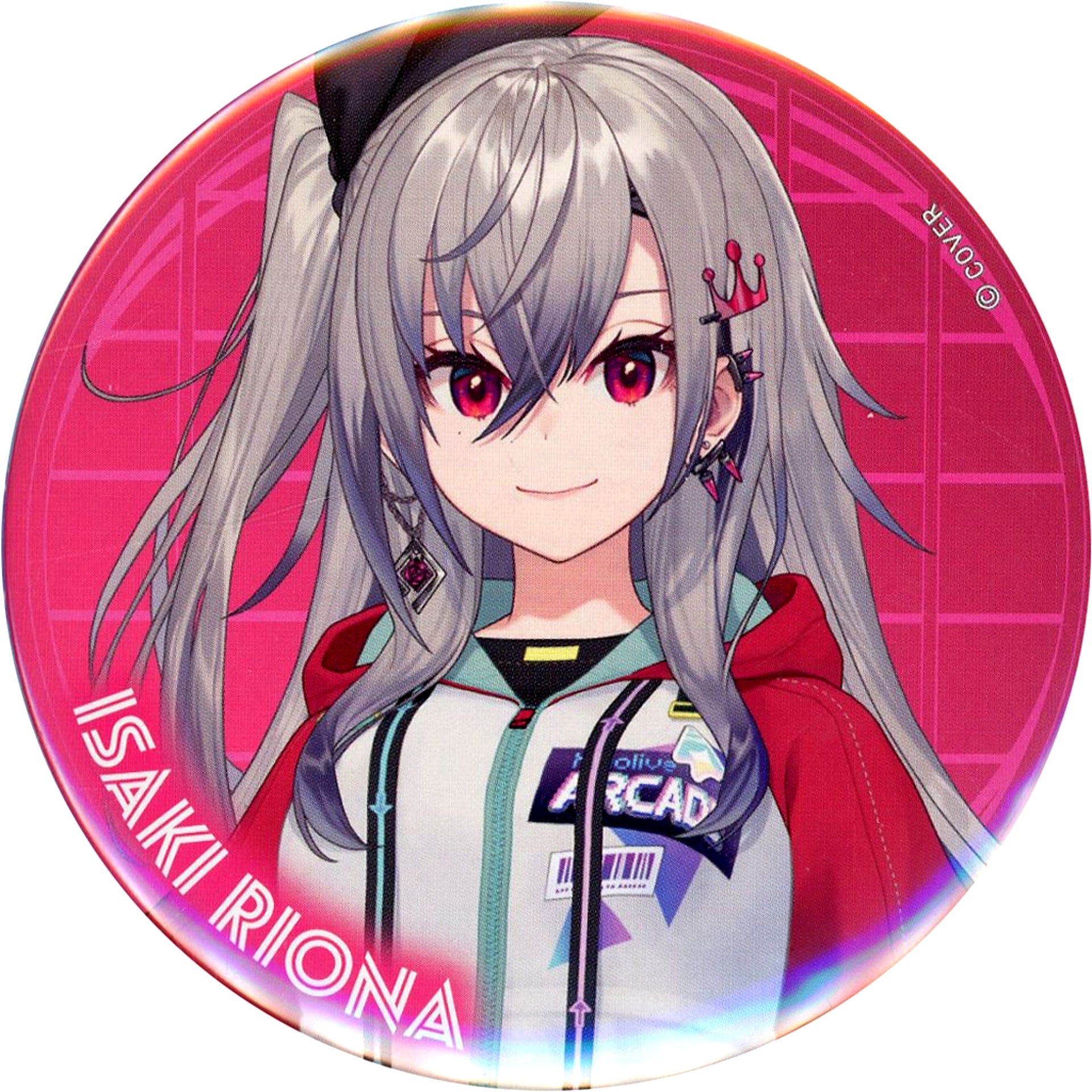 Hibisaki Riona Big Button Virtual YouTuber Hololive SUPER EXPO 2025 [USED]