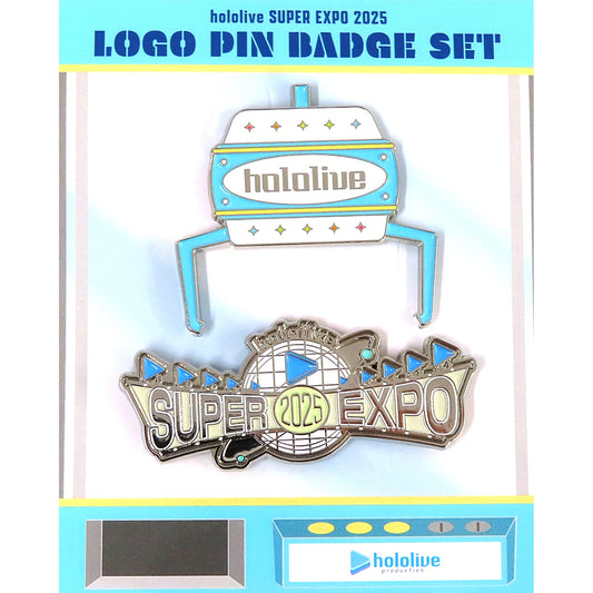 Logo Hololive Logo Pin Badge Set hololive SUPER EXPO 2025 [USED]