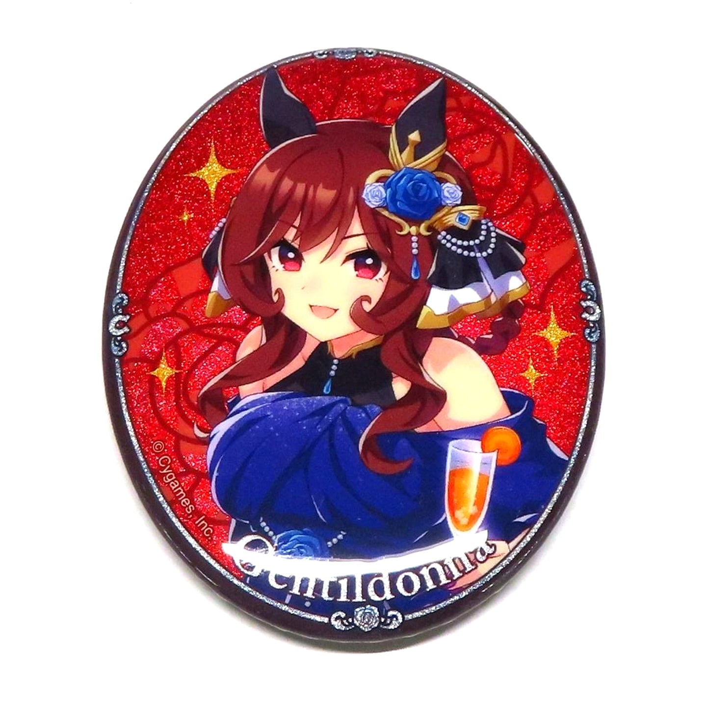 Gentildonna Uma Musume Pretty Derby 3.5th Anniversary Ver. Official Glitter Button [USED]