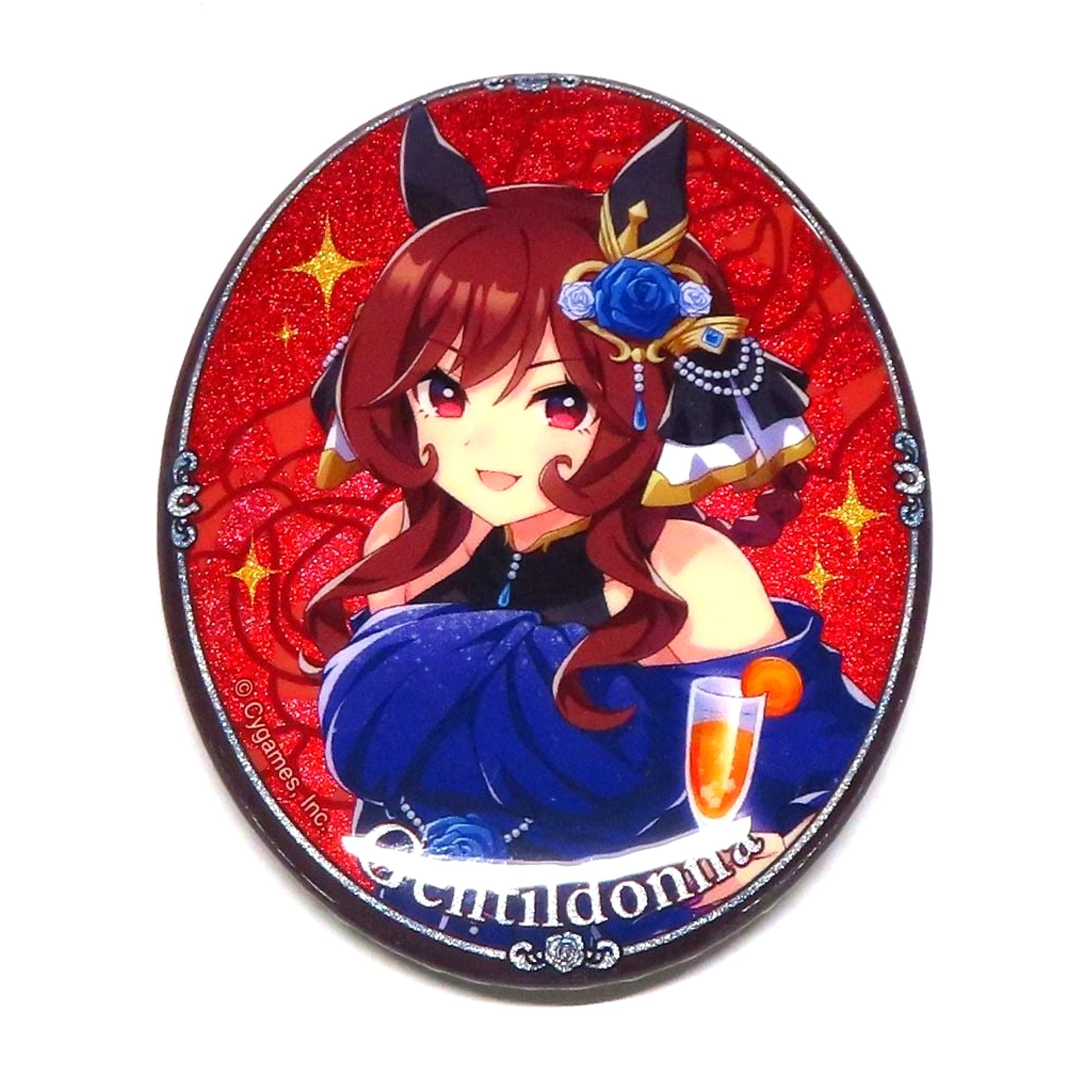 Gentildonna Uma Musume Pretty Derby 3.5th Anniversary Ver. Official Glitter Button [USED]
