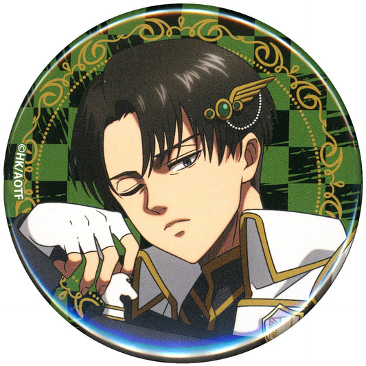 Levi Ackerman 1 Small Luck-2 Attack on Titan Chess Style Marukuji Button [USED]