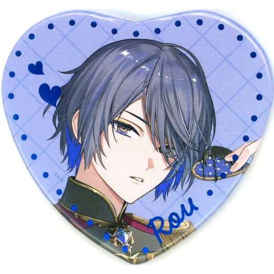 Koyanagi Rou Virtual YouTuber Nijisanji Melty Valentine Random Heart Shaped Button [USED]