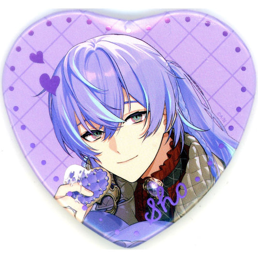 Hoshirube Sho Virtual YouTuber Nijisanji Melty Valentine Random Heart Shaped Button [USED]