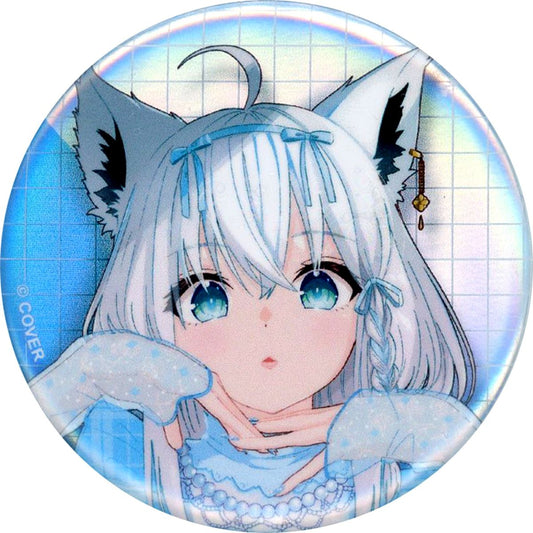 Shirakami Fubuki Virtual YouTuber Holo Live hololive Magazine Series Spotlight Vol.1 Hologram Button [USED]