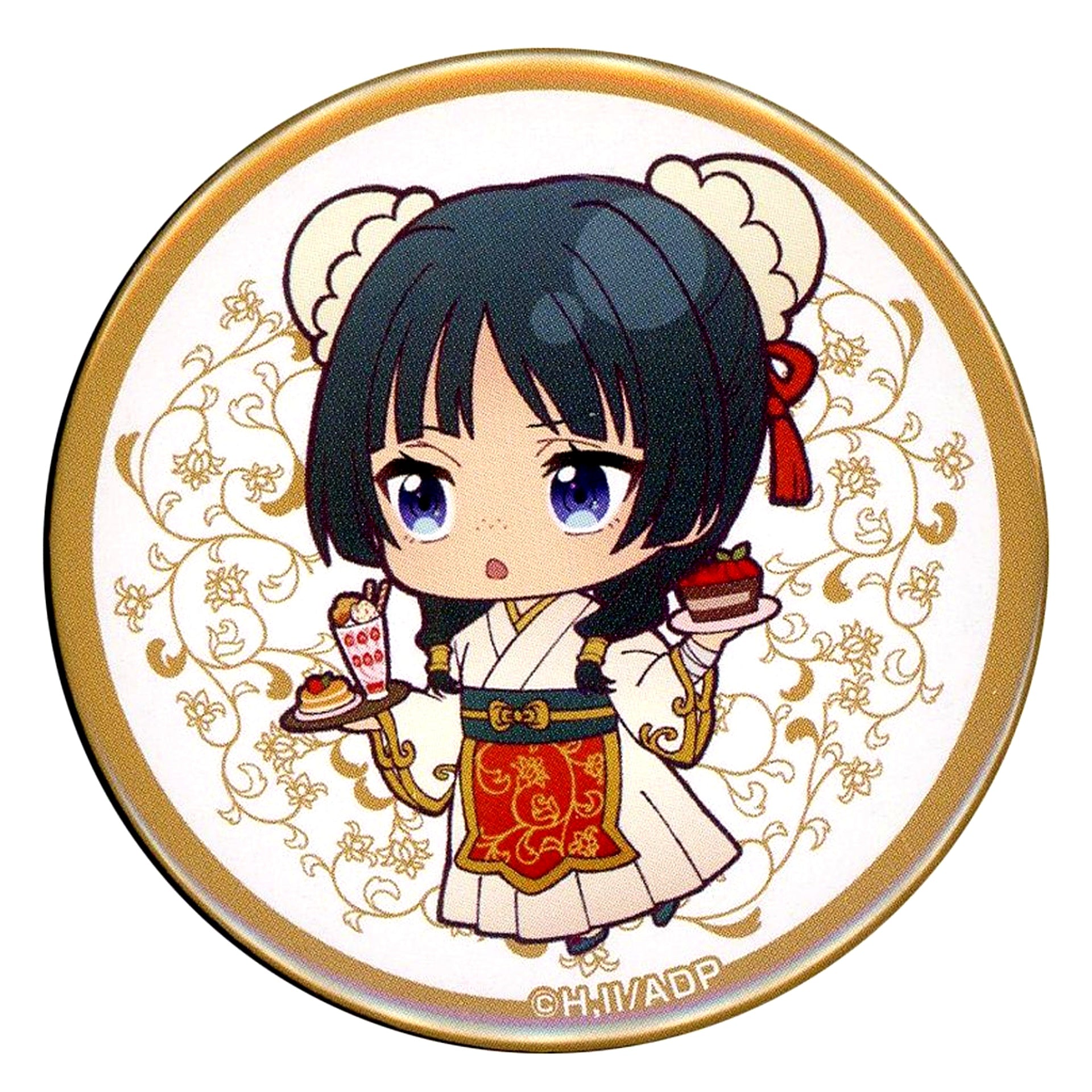 Maomao The Apothecary Diaries Mini Character Outing Theme Trading Button in Sweets Paradise Vol 2 [USED]