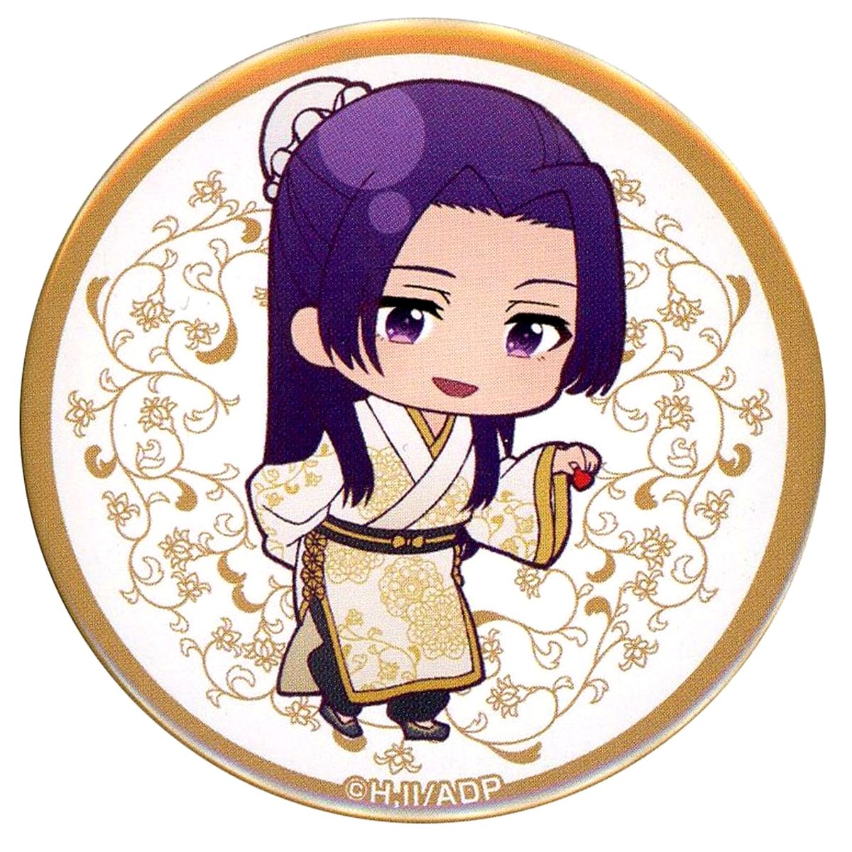 Jinshi Mini Character The Apothecary Diaries in SWEETS PARADISE 2nd Round Outing Theme Trading Button [USED]
