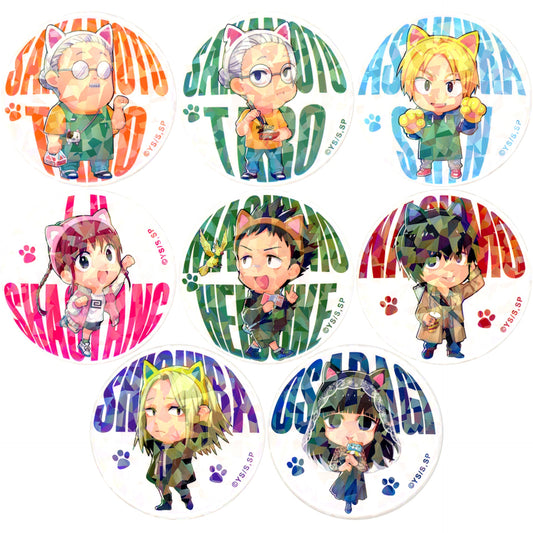 Set of 8 SAKAMOTO DAYS Button Collection B Namjatown Execute the Infiltration Mission! [USED]