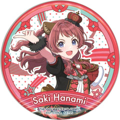 Gakuen iDOLM@STER Saki Hanami Ichiban Kuji Collection Button Prize O [USED]