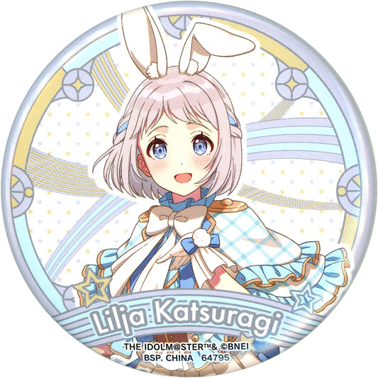 Lilja Katsuragi Collection Badge Ichiban Kuji Gakuen Idolmaster Prize O [USED]