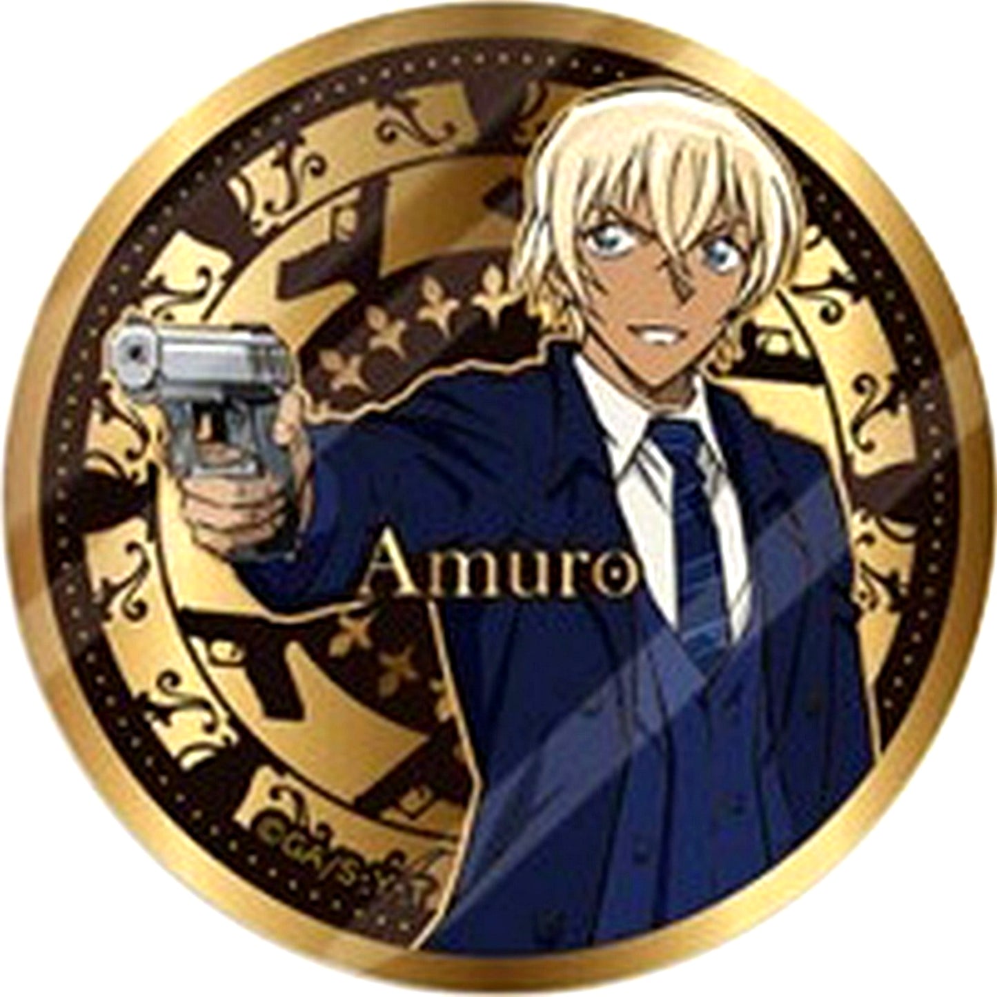 Toru Amuro Detective Conan Gold Button Vol. 1 [USED]
