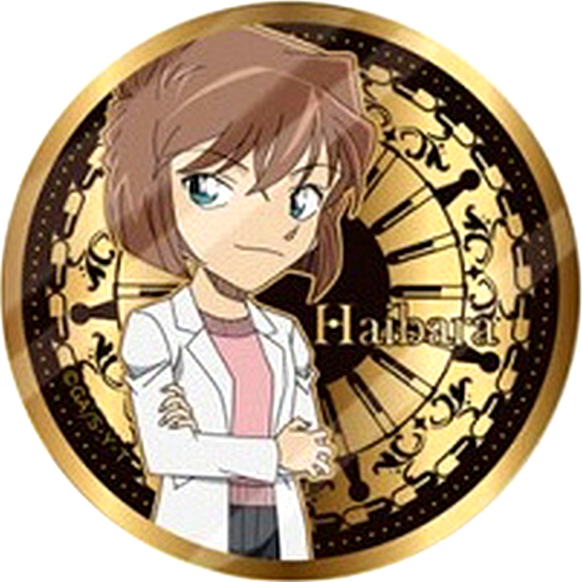 Ai Haibara Detective Conan Gold Button Vol.1 [USED]