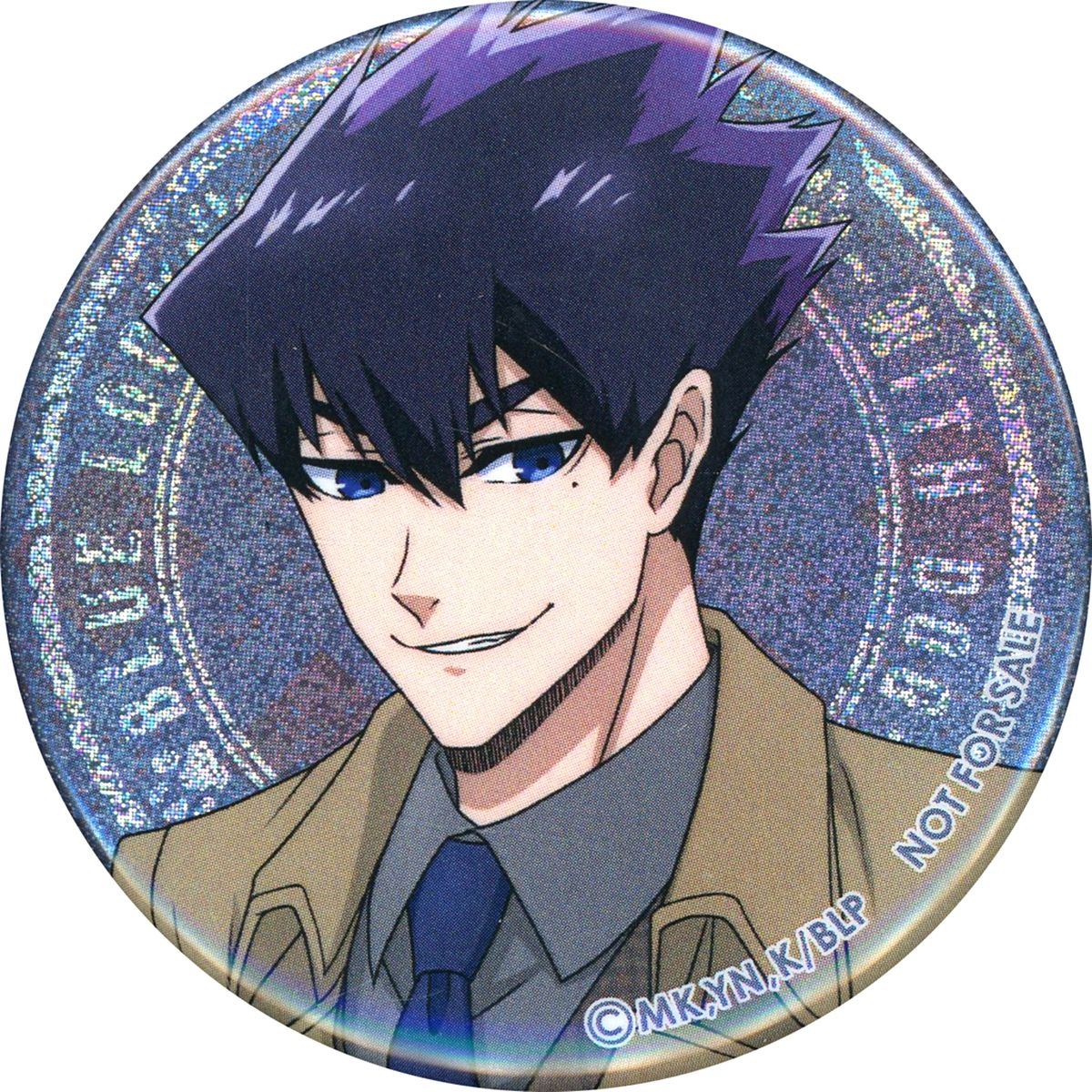 Tabito Karasu Blue Lock Trading Glitter Ver. Button With Dog Sol International BOX Purchase Bonus [USED]