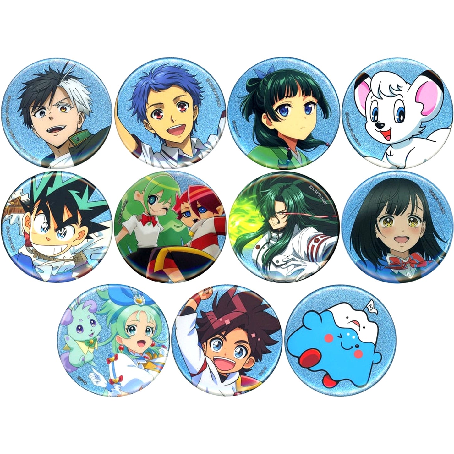 Set of 11 AnimeJapan 2025 AJ Gacha Group A The Apothecary Diaries etc. [USED]