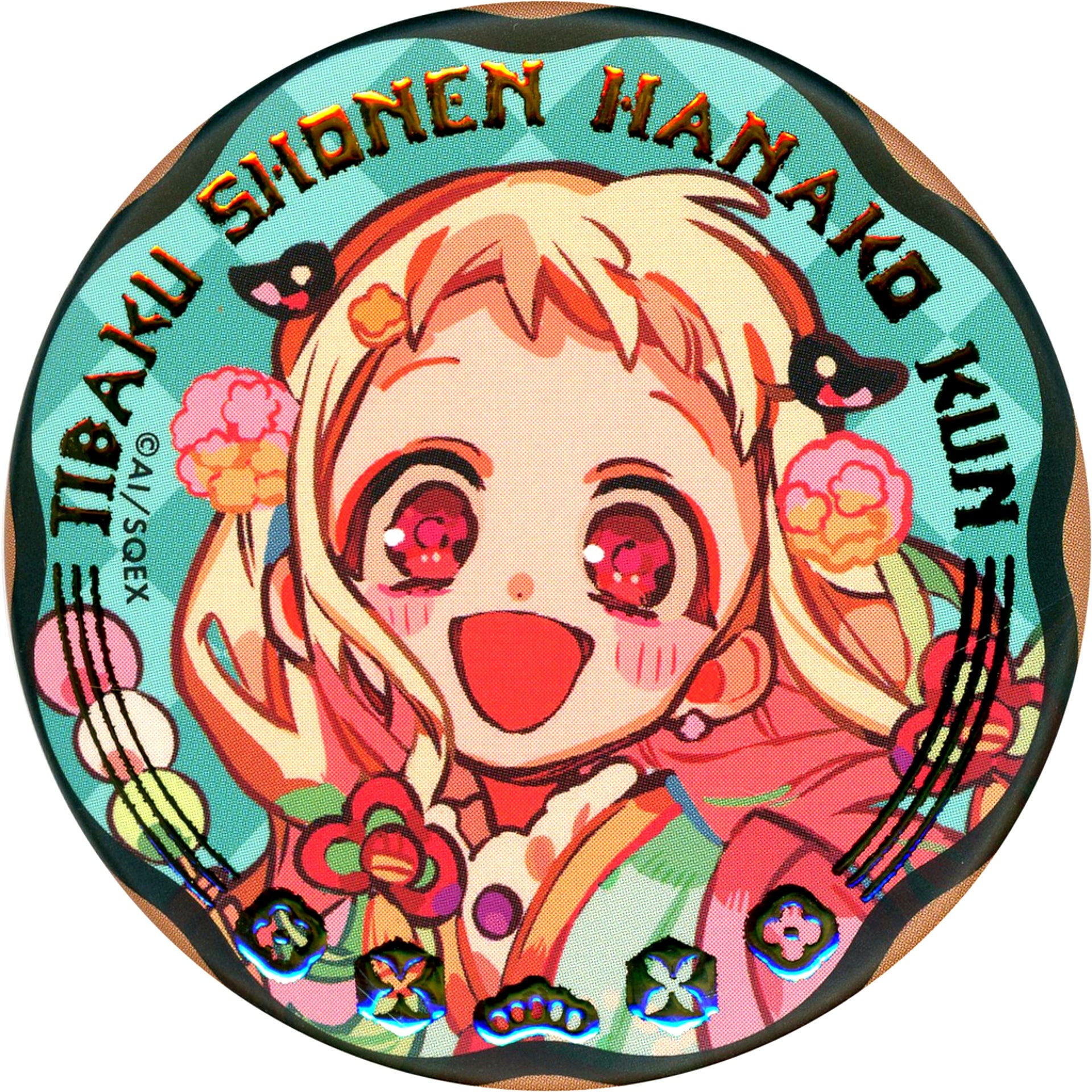 Nene Yashiro Toilet-Bound Hanako-kun 10th Anniversary Museum Trading Jewelry Button 10th Anniversary [USED]