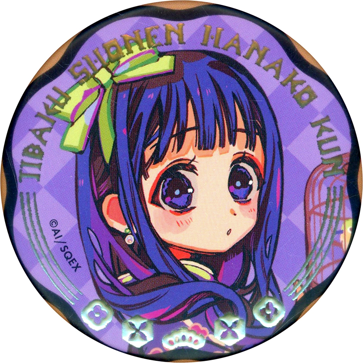 Aoi Akane Toilet-Bound Hanako-kun Trading Jewelry Button 10th Anniversary Museum [USED]
