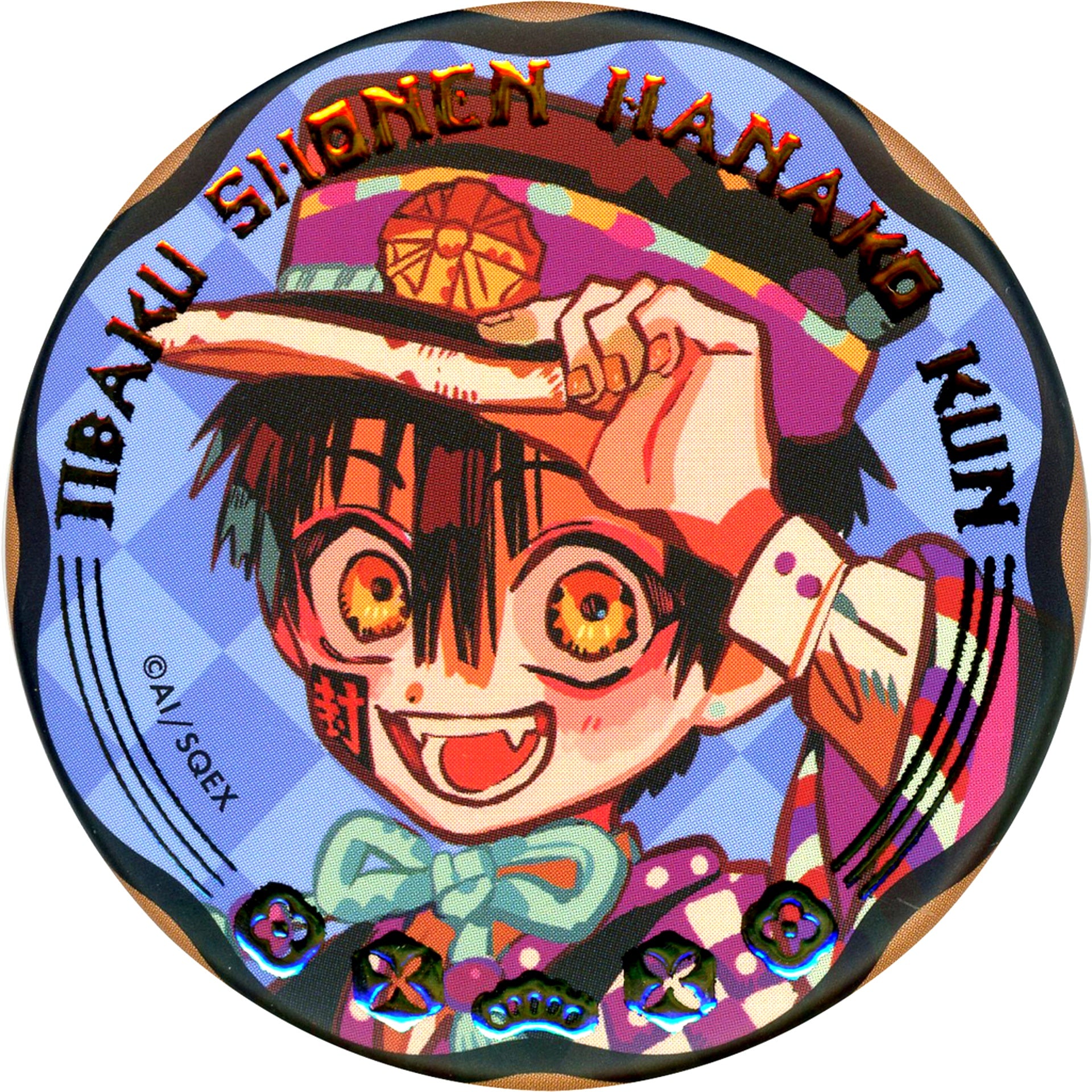 Tsukasa Toilet-Bound Hanako-kun 10th Anniversary Museum Trading Jewelry Button 10th Anniversary [USED]