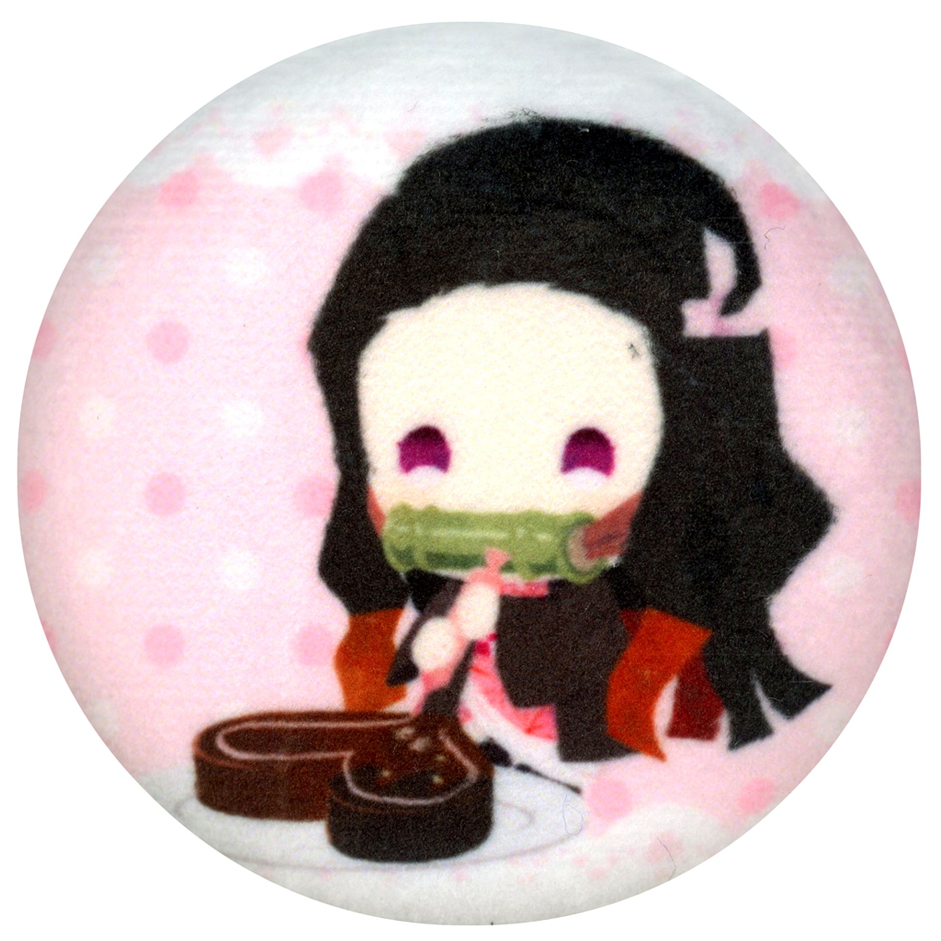 Nezuko Kamado Demon Slayer Yurafuwa Series Chocolate Ver. Howahowa Random Button [USED]