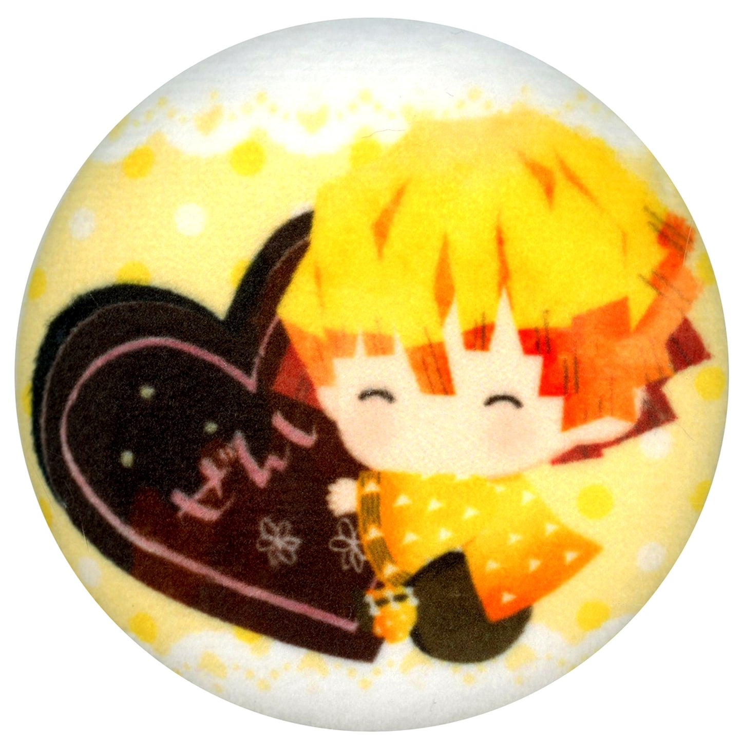 Zenitsu Agatsuma Demon Slayer Yurafuwa Series Chocolate Ver. Howahowa Random Button [USED]