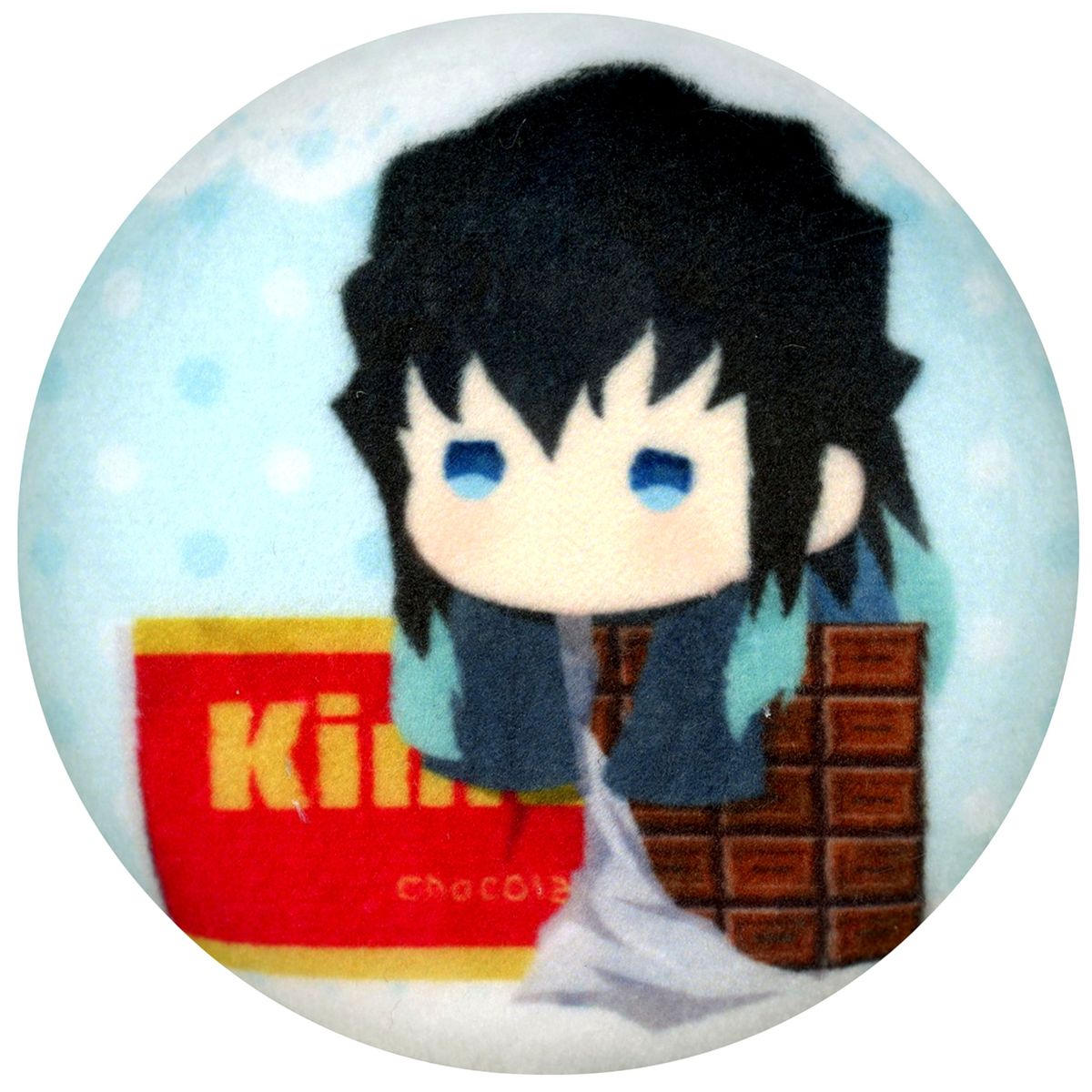 Muichiro Tokito Demon Slayer: Kimetsu no Yaiba Yura Fuwa Series Chocolate Ver. Random Fluffy Button [USED]