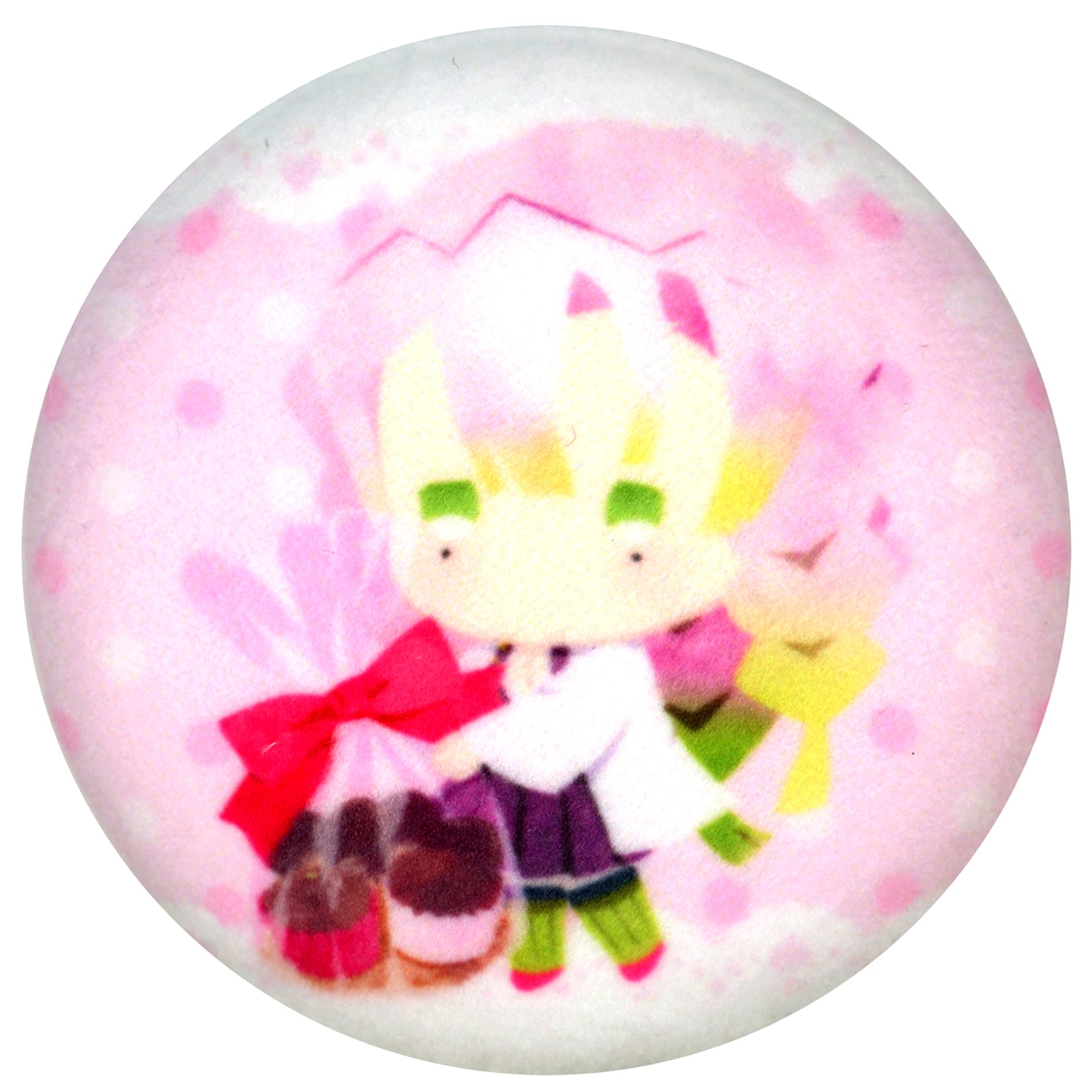 Mitsuri Kanroji Demon Slayer: Kimetsu no Yaiba Yurafuwa Series Chocolate Ver. Howahowa Random Button [USED]