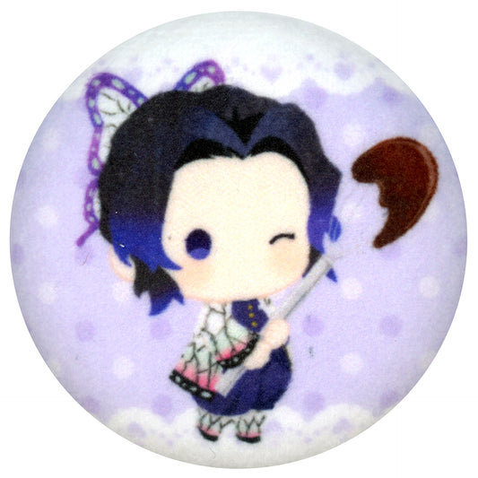 Shinobu Kocho Demon Slayer: Kimetsu no Yaiba Yurafuwa Series Chocolate Ver. Howahowa Random Button [USED]