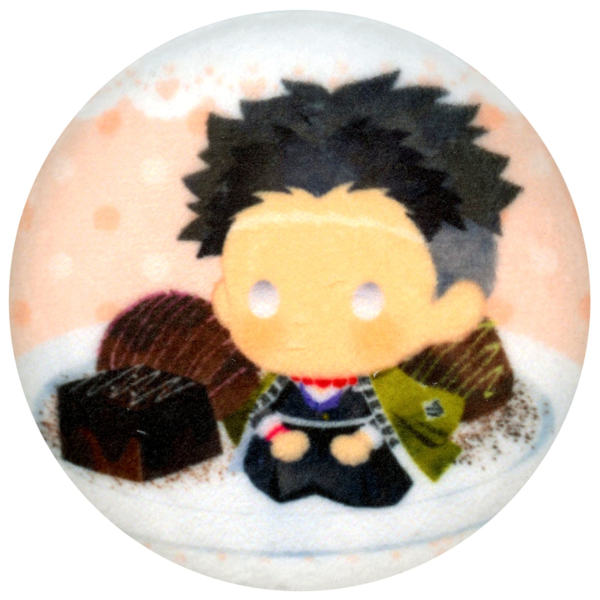 Gyomei Himejima Demon Slayer: Kimetsu no Yaiba Yurafuwa Series Chocolate Ver. Howahowa Random Button [USED]