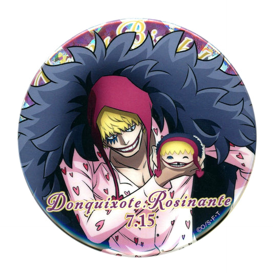Donquixote Rosinante Corazon One Piece Birthday Hologram Button 2024 Mugiwara Store Limited [USED]