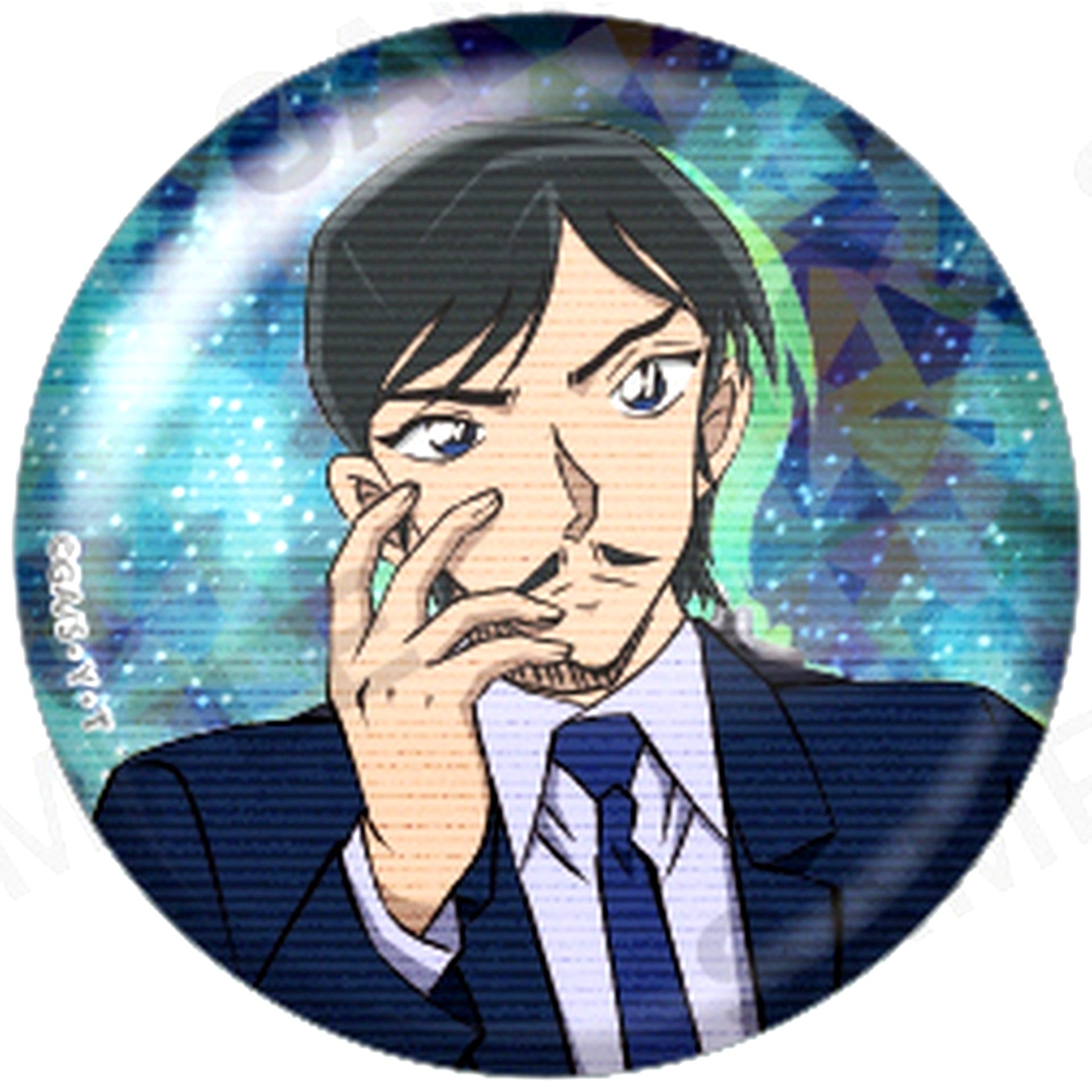 Takaaki Morofushi Detective Conan Trading Hologram Button Vol. 6 [USED]