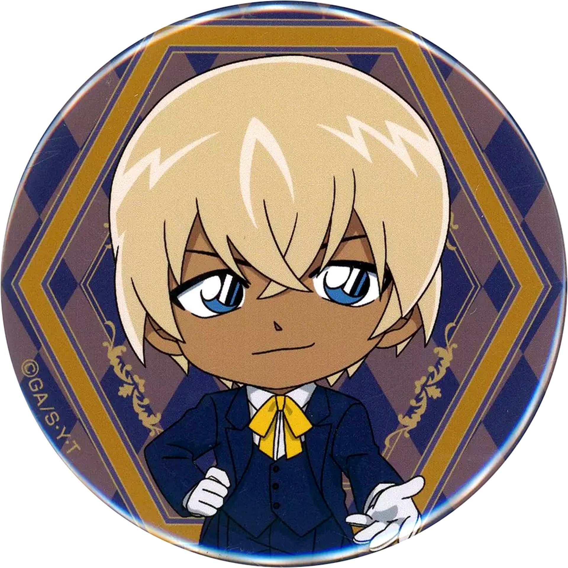 Toru Amuro Detective Conan Cafe 2025 Button [USED]