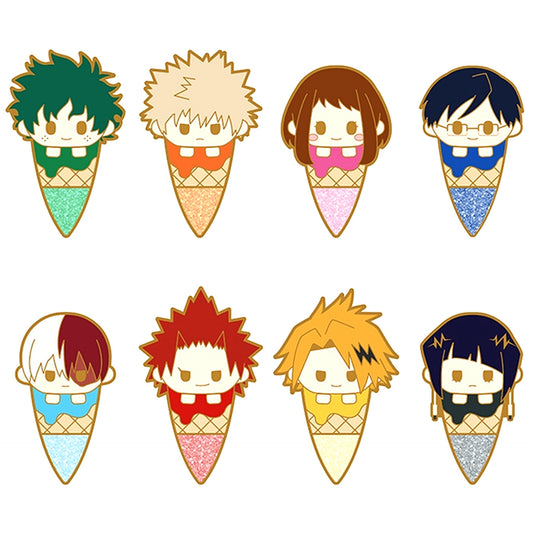 Set of 8 My Hero Academia Ice Tapi Pins [USED]